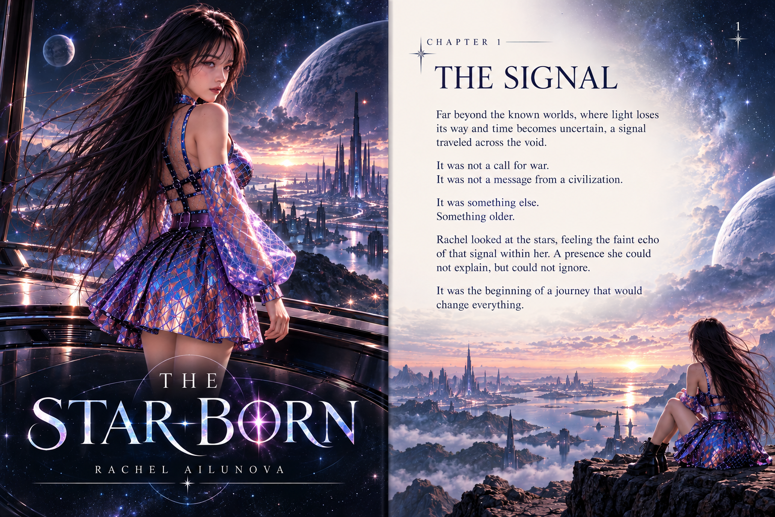 The Star Born excerpt, spread A